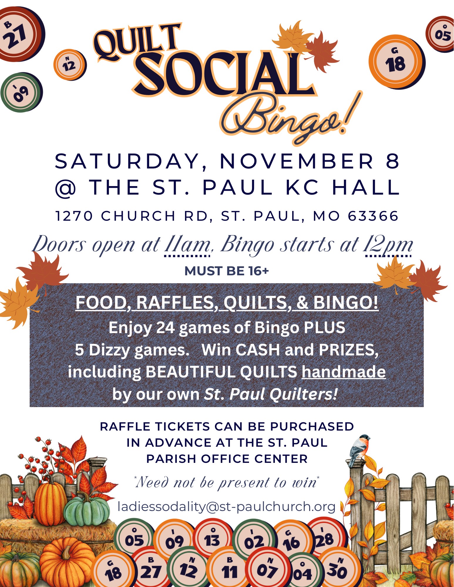 Quilt Social Bingo 2025
