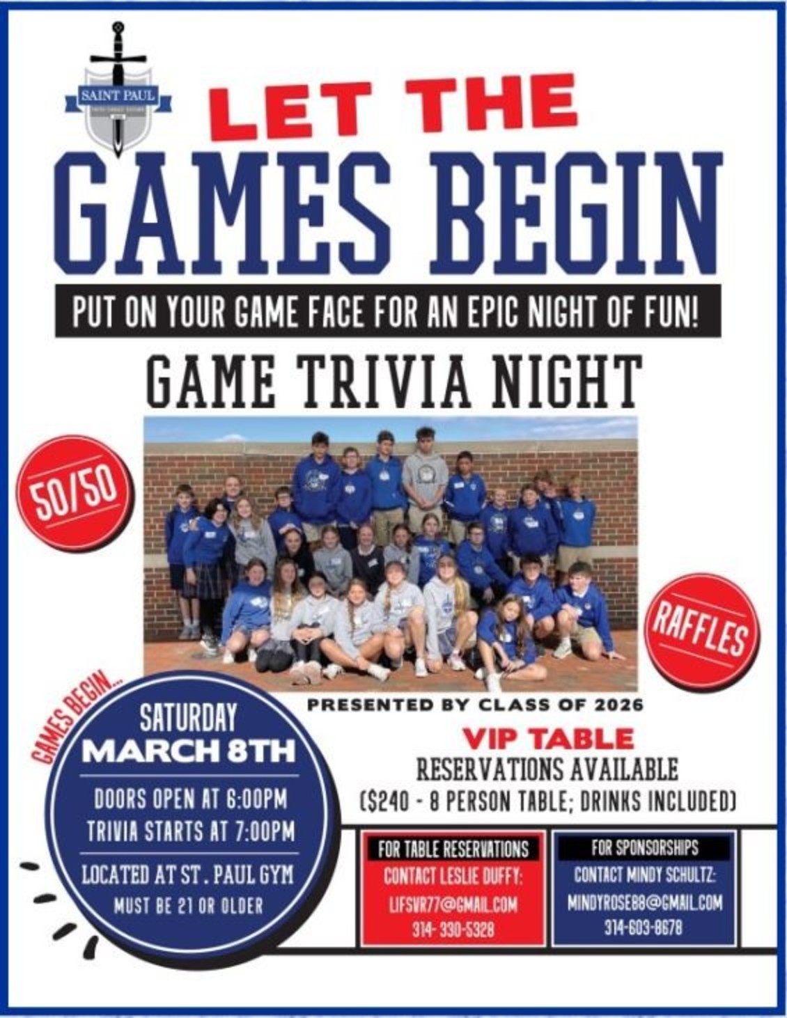 Trivia Flyer 2025